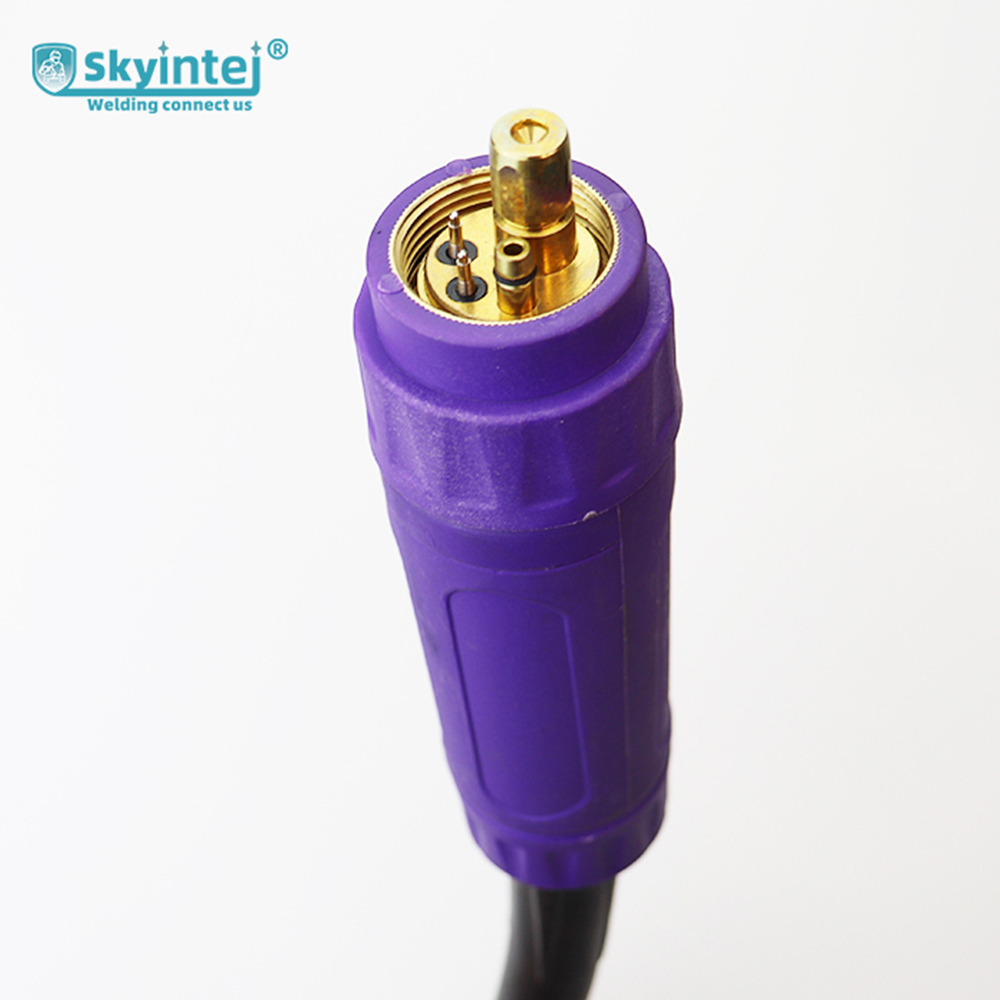 Built In Gas Valve 15AK Mig Torch Air Cooled For Precision Welding