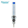 Aluminium Body Argon / CO2 Flowmeter 1-25Lpm Flow OEM Customized