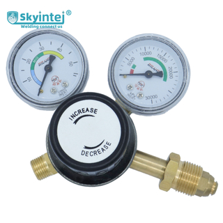 Chrome Plating Brass Oxygen Welding Regulator G5/8" Inlet Connection Customized