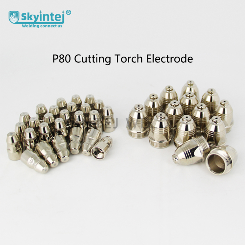 Smooth Edge P80 Plasma Cutting Electrode Anti Corrosion for Stainless Steel
