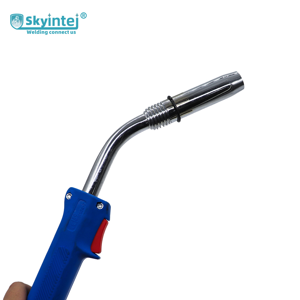 High Temperature Resistant Gas Cooled MIG Torch 40KD with CO2 Euro Adapter