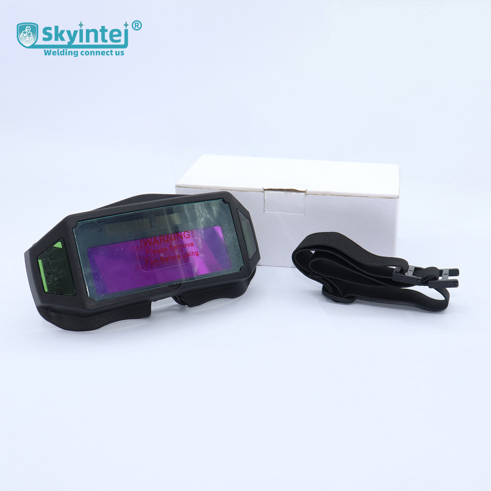 Polycarbonate Lens Welding Goggle 90X32mm Viewing Area UV IR Protective