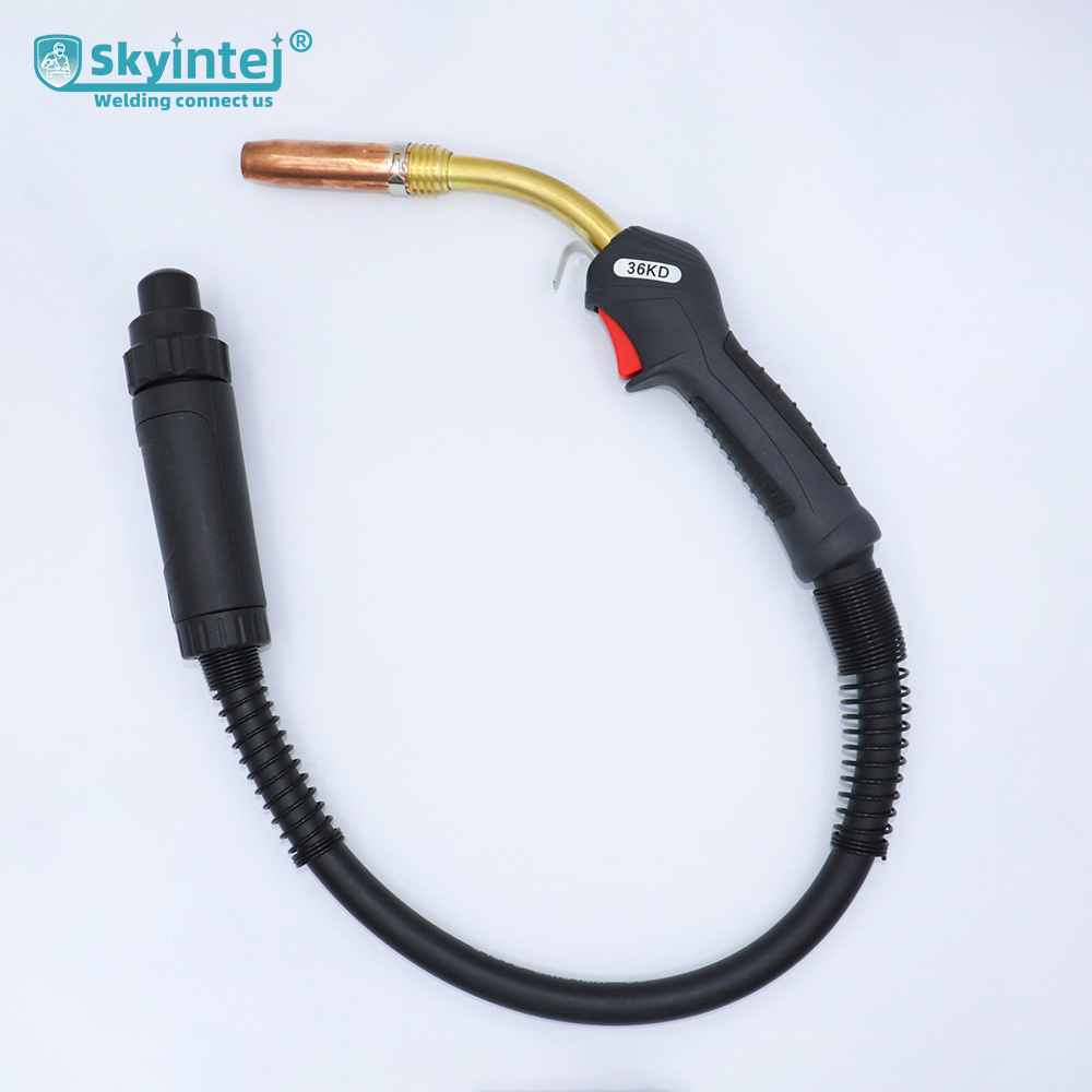 Steel 36KD MIG Welding Torch CO2 Gas Cooled For Metal Fabrication