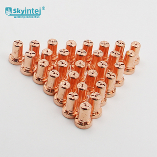 PT31 Plasma Cutting Tip Thin Wall Copper Material With Silver Plating