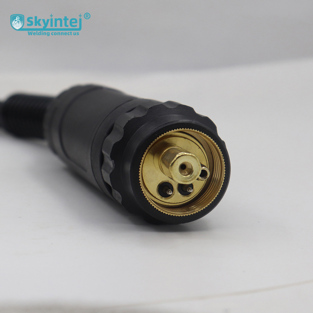 High Temperature Resistant Gas Cooled MIG Torch 40KD with CO2 Euro Adapter
