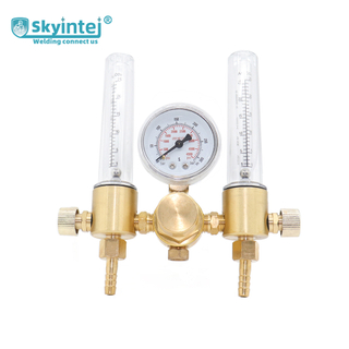 Brass Argon Welding Regulator 0.2 MPa Rated Outlet Pressure
