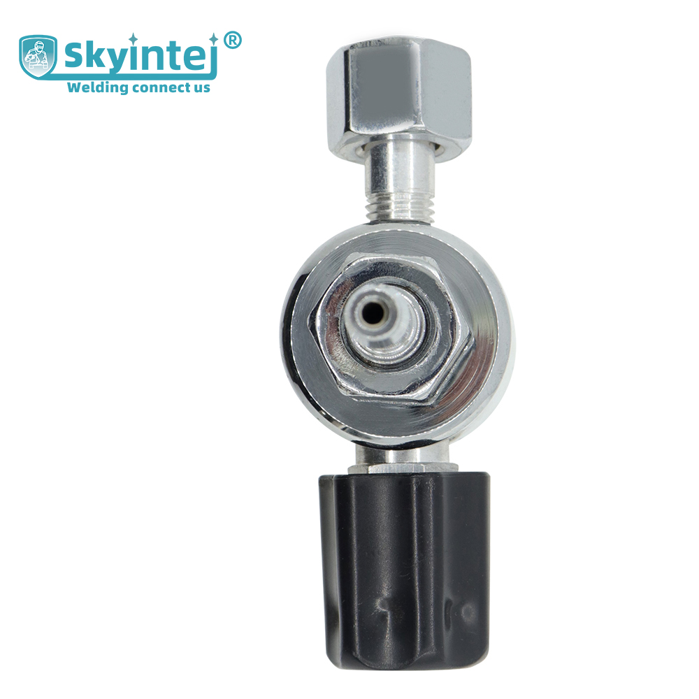 Aluminium Argon CO2 Regulator with 1-25L/Min Flow OEM Exit Connection