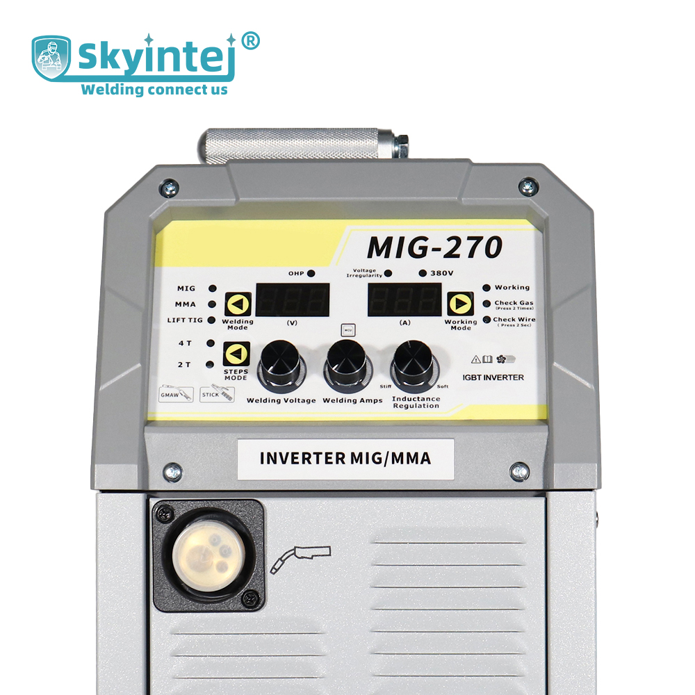 MIG-270 Heavy Duty MIG Welding Machine 270A MIG MMA Welder 380V Stable Performance