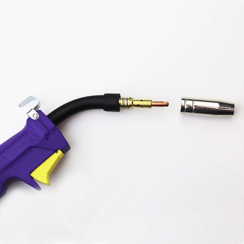 Built In Gas Valve 15AK Mig Torch Air Cooled For Precision Welding