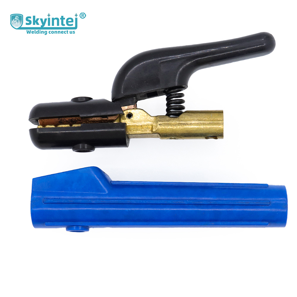 300A Industrial Welding Earth Clamp 4-12mm Cable Fit Spark Proof for Workshop