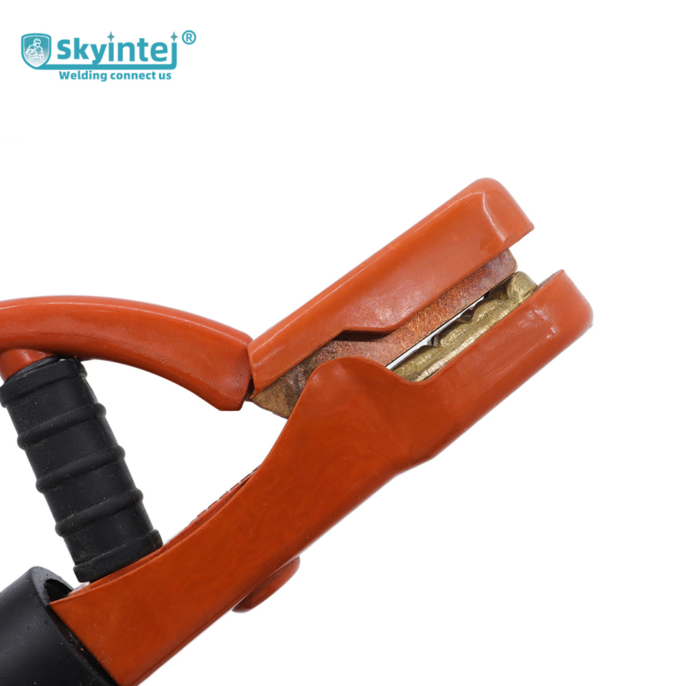 KD 500A Welder Earth Clamp Copper Contact Reinforced Spring for Steel Structure