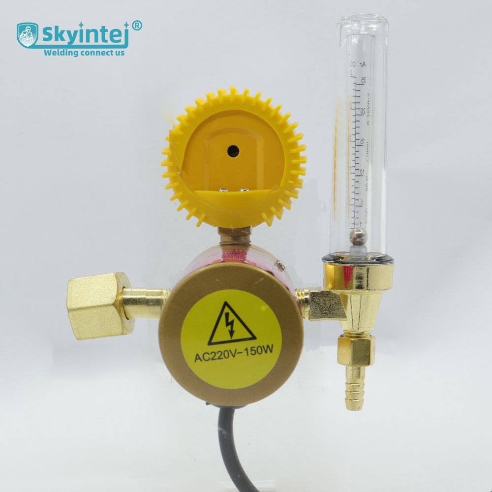 Brass CO2 Flow Meter Regulator Precise Gauge 0-15MPa Inlet CE Approved for Factory