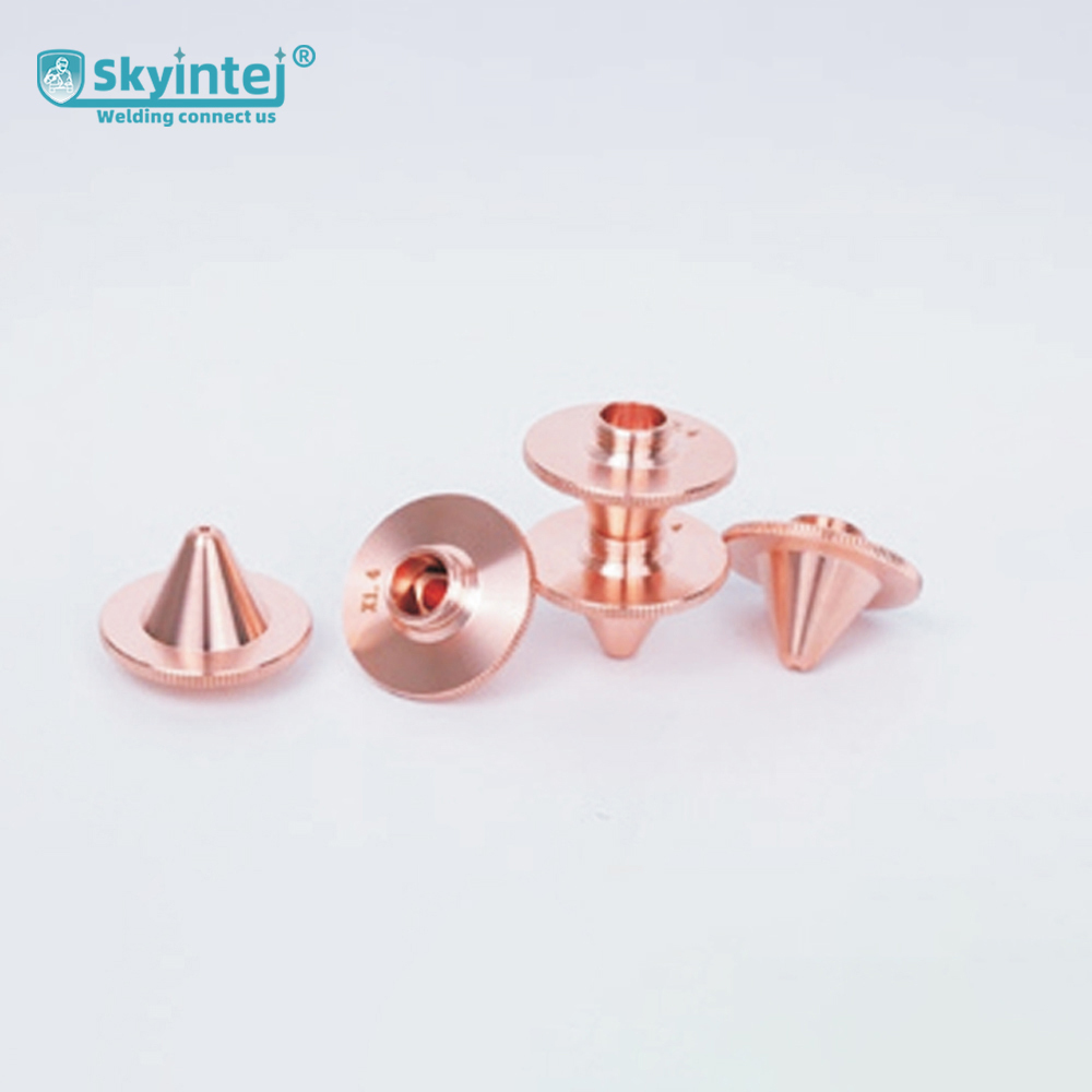 Slope Series Cutting Nozzle Laser Parts Wear Resistant