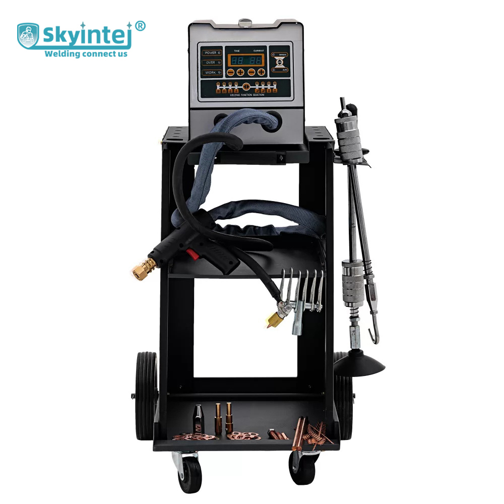DL-2800 Auto Body Spot Welder 10mm Copper Cable 220V For Workshops