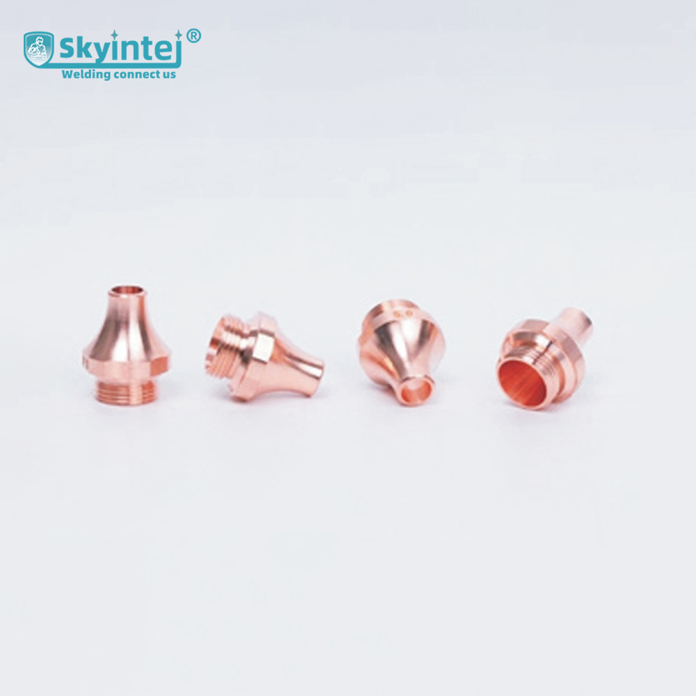 Slope Series Cutting Nozzle Laser Parts Wear Resistant