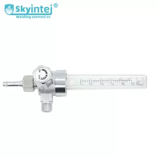 Brass Body Argon / CO2 Flow Meter Industrial With 1-25Lpm Flow