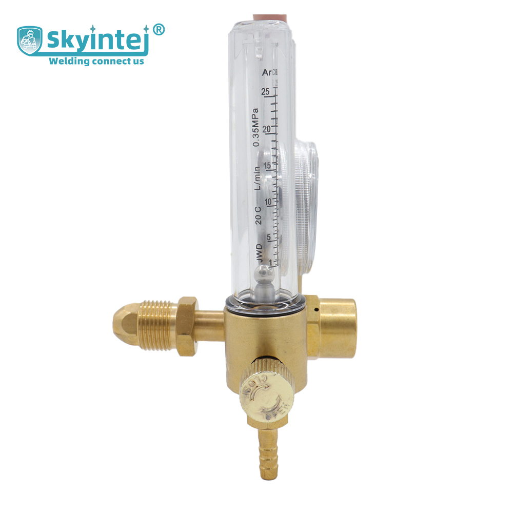 Brass Argon Welding Regulator 0.2 MPa Rated Outlet Pressure