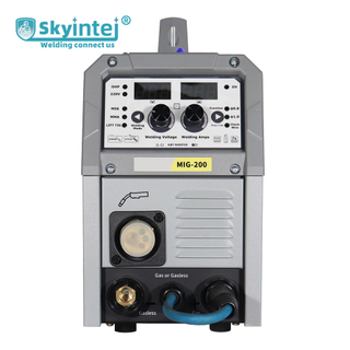 MIG-200 MIG Welding Machine 220V - Low Splatter, Gasless Flux Core for Sheet Metal Repair