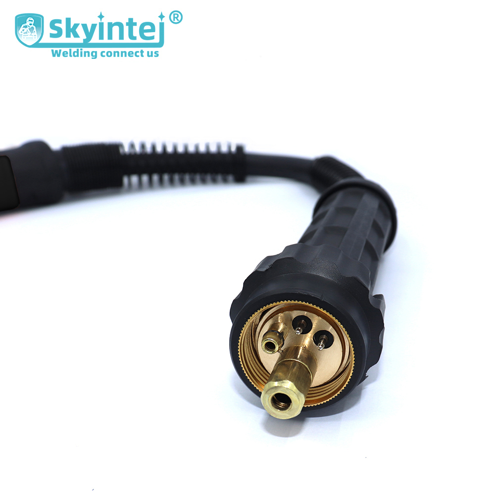 Industrial Gas Cooled Mig Welding Torch 15AK with CO2 Euro Adapter