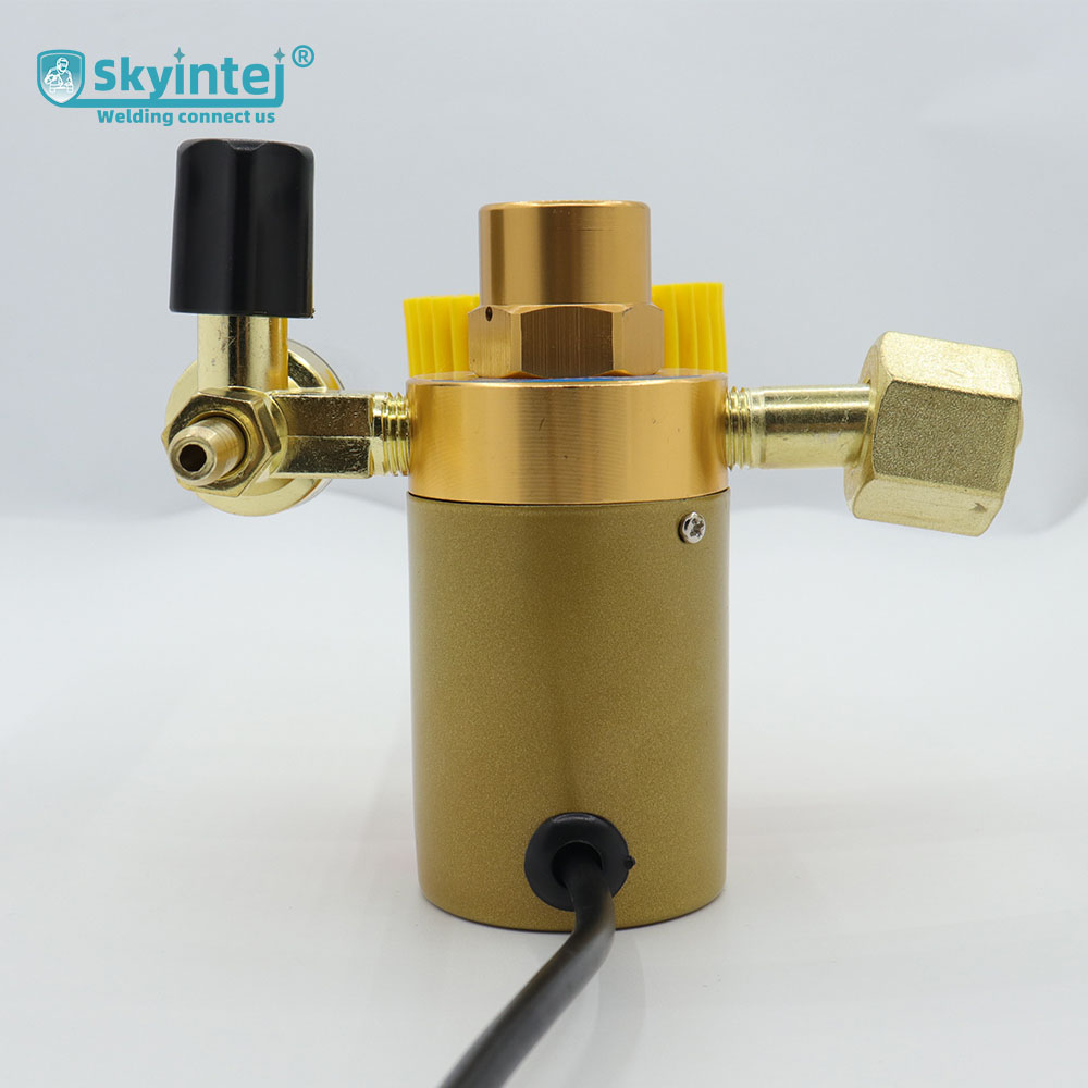 Brass CO2 Flow Meter Regulator Precise Gauge 0-15MPa Inlet CE Approved for Factory