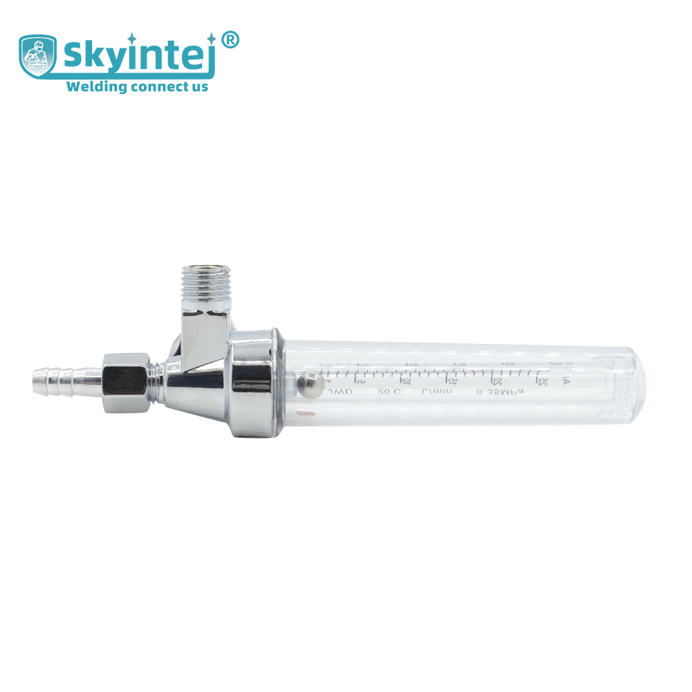 Aluminium Argon CO2 Flow Meter 1-25Lpm Flow for Welding Gas Regulation