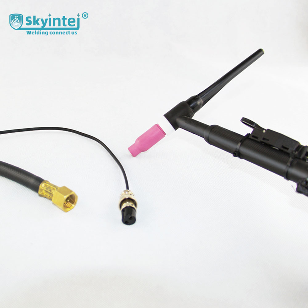 Air Cooled WP17 TIG Welding Torch with 4m/6m Flexible Cable