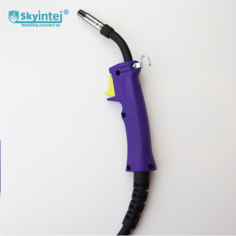 Built In Gas Valve 15AK Mig Torch Air Cooled For Precision Welding