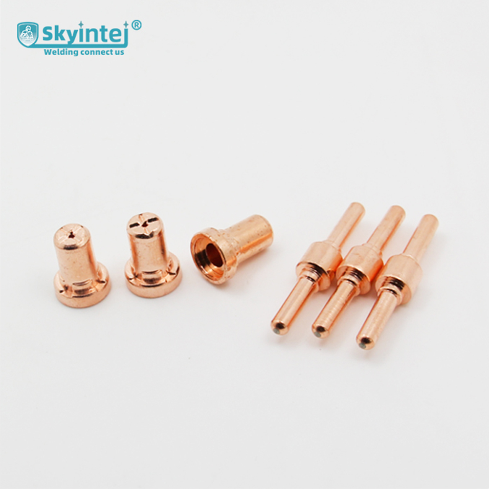 PT31 Plasma Cutting Tip Thin Wall Copper Material With Silver Plating