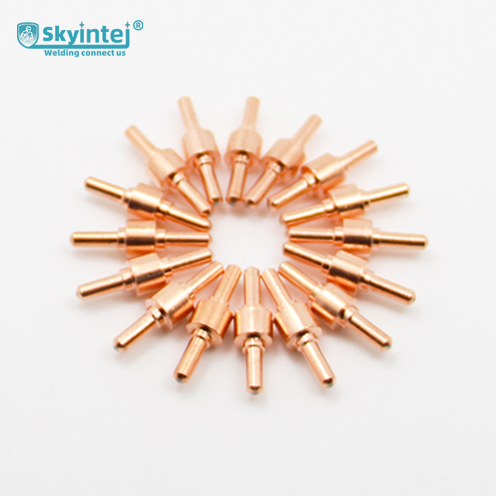 Copper PT31 Plasma Torch Electrode Kit 20PCS Wear Resistant