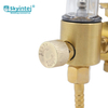 Brass Argon Welding Regulator 0.2 MPa Rated Outlet Pressure
