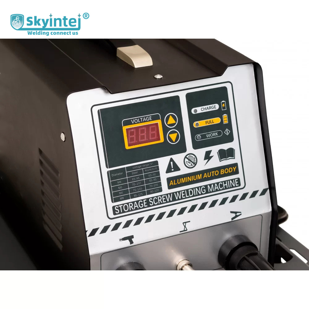 AL-2800 Car Body Spot Welder Intelligent Temp Control Lightweight for Mobile Repair